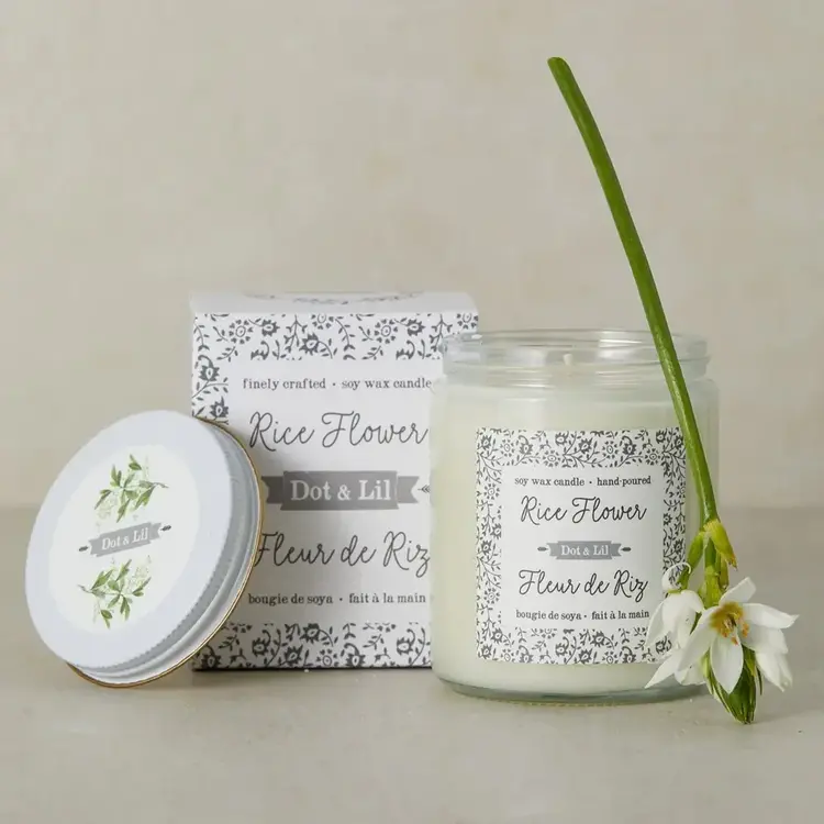 Dot & Lil Bougie -  Fleur de riz