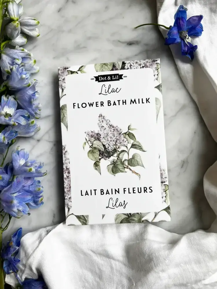 Dot & Lil Sachet de lait de bain -  Fleur de lilas