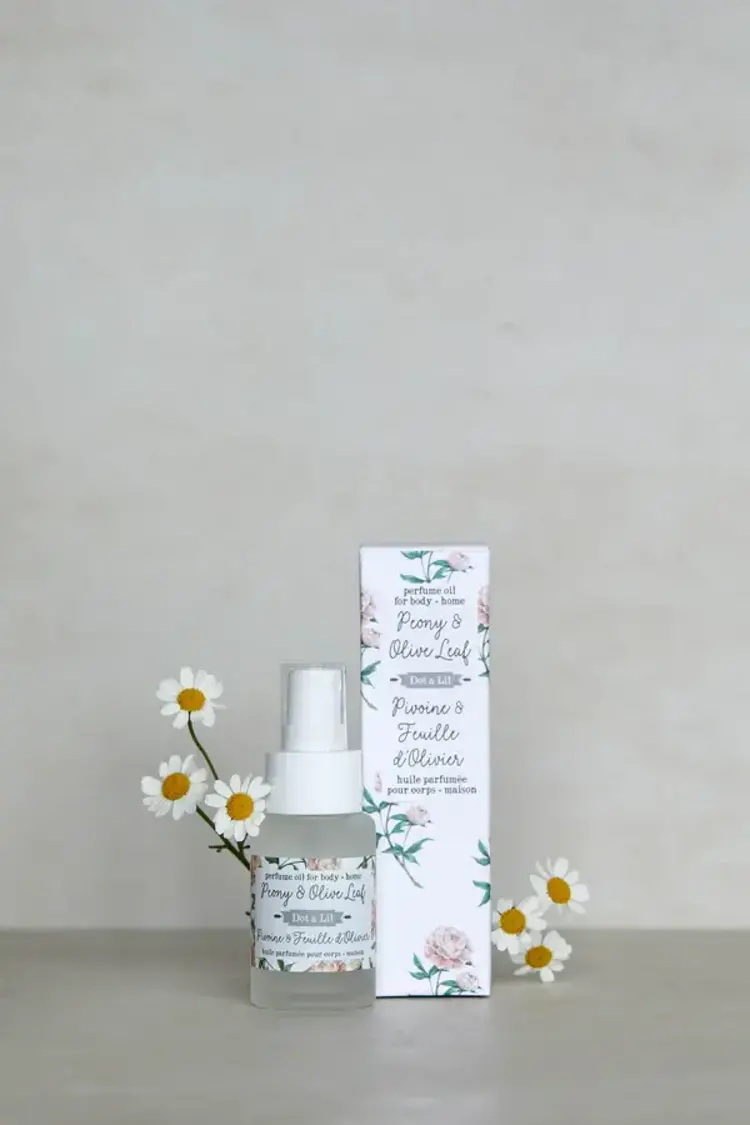 Dot & Lil Huile parfumée -  Pivoine & feuille d'olivier
