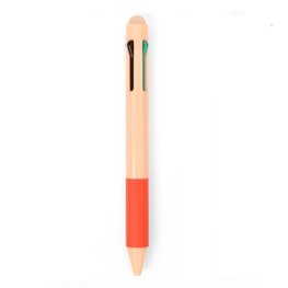 Kikkerland Stylo effaçable multicolore - Écru et orange
