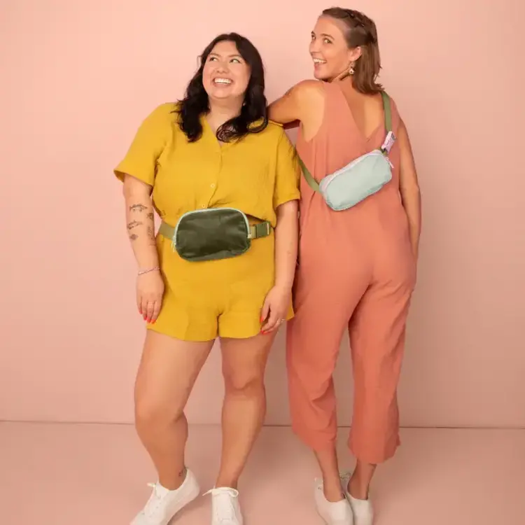 Talking out of turn Sac ceinture - Velours Côtelé -  Olive