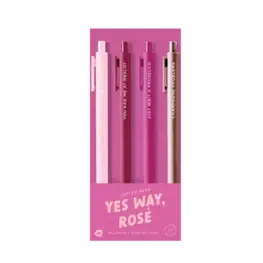 Talking out of turn Ensemble de stylo Jotter - Yes Way, Rosé