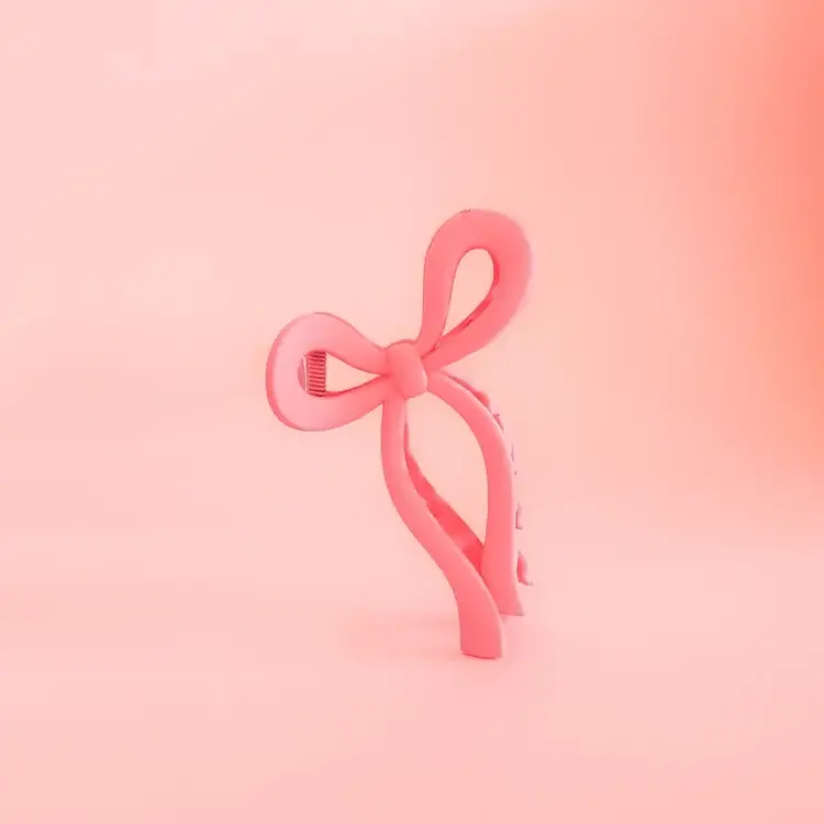 Talking out of turn Pince boucle - Incarnat