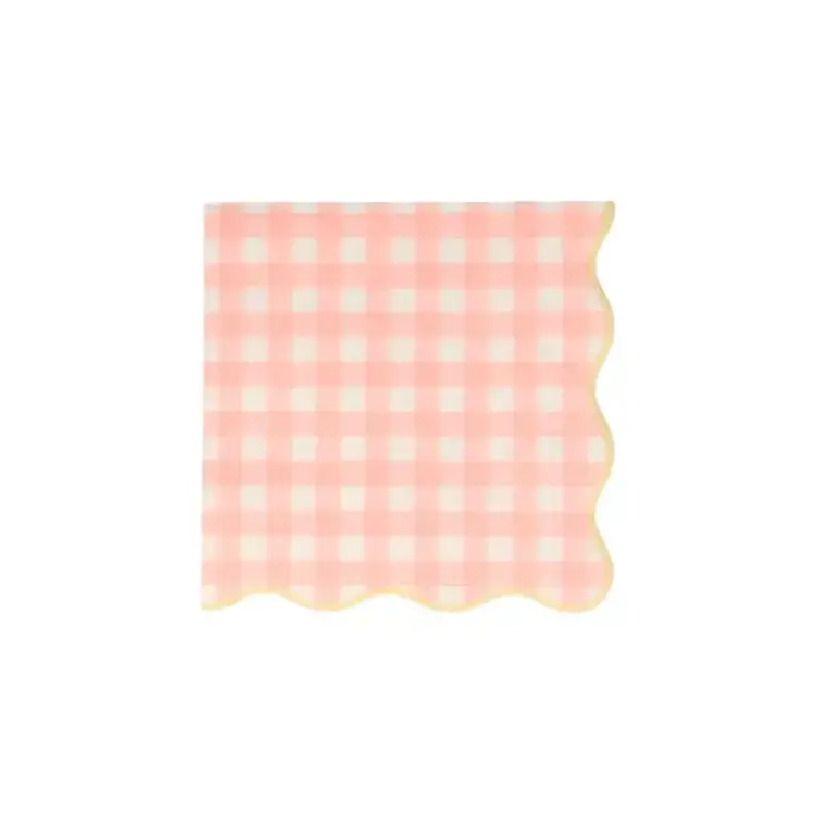 Meri Meri Serviettes de table - Vichy