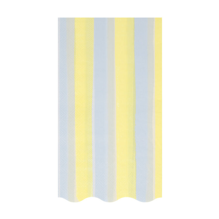 Meri Meri Serviettes d'invités - Pastel rayé