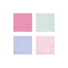 Meri Meri Grandes serviettes de table - Mixed Simply Pastel
