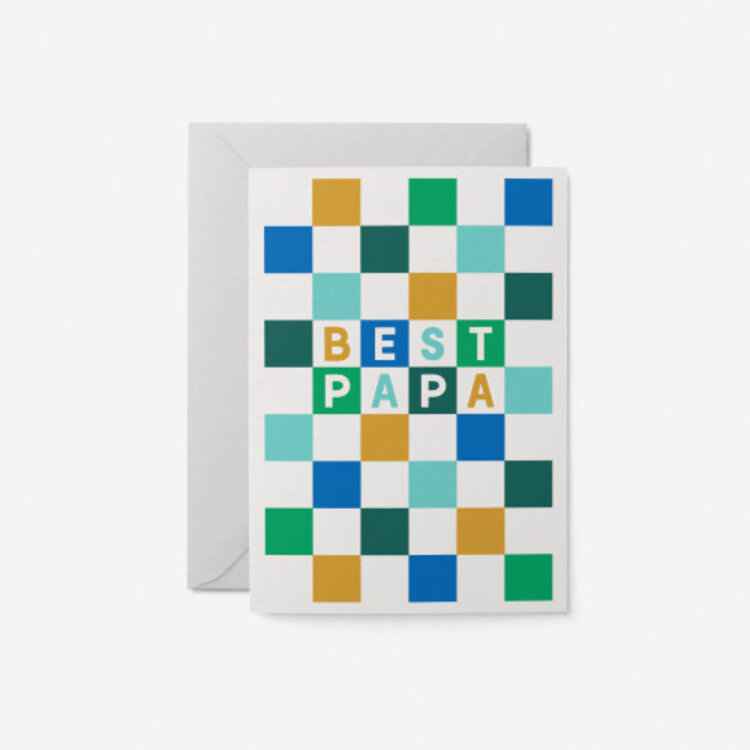 Graphic Factory Carte de souhaits - Best Papa