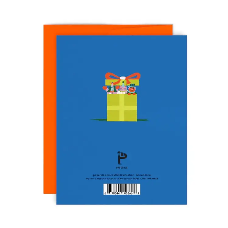 Paperole Carte de souhaits - PYRAMIDE