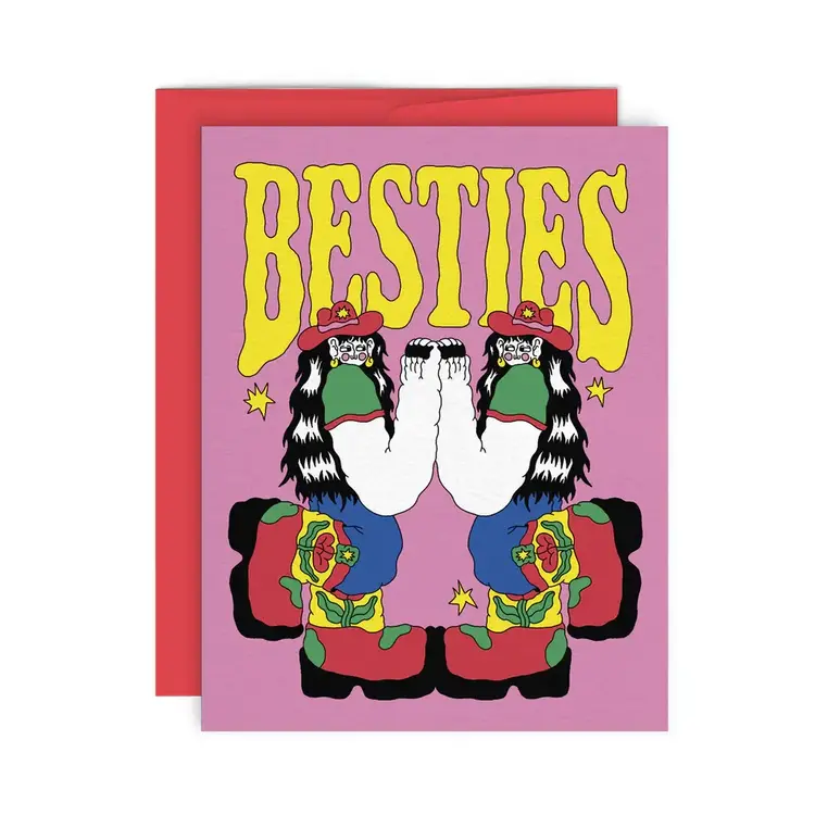 Paperole Carte de souhaits - BESTIES