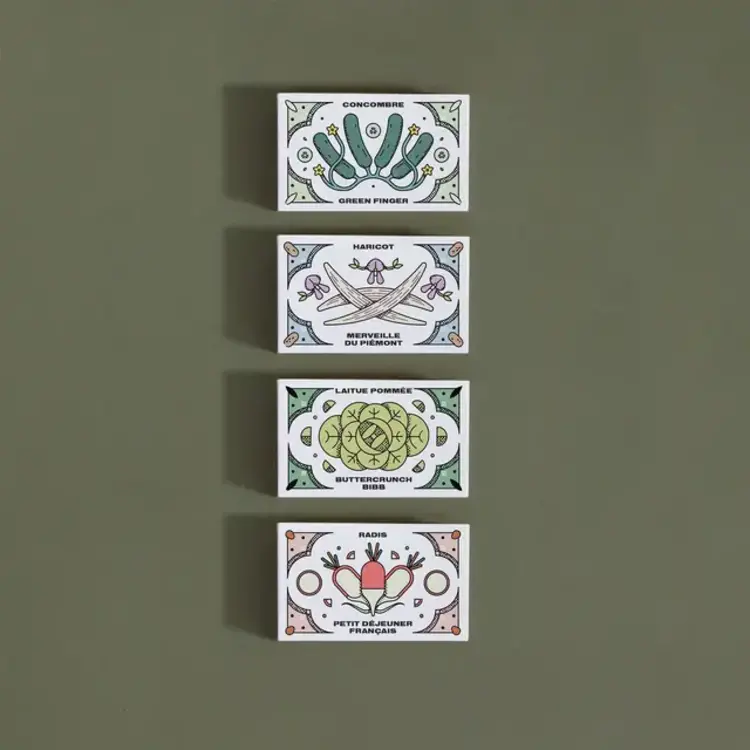 Le nutritionniste urbain Coffret de semences - Légumes à semer directement au potager