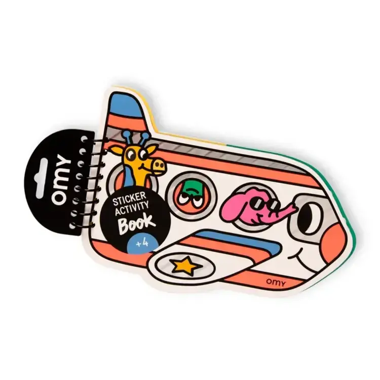 OMY Carnet d'autocollants - Avion