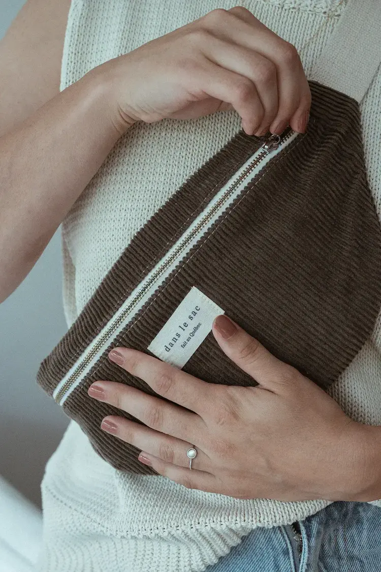 Dans le sac Sac banane corduroy - Jungle