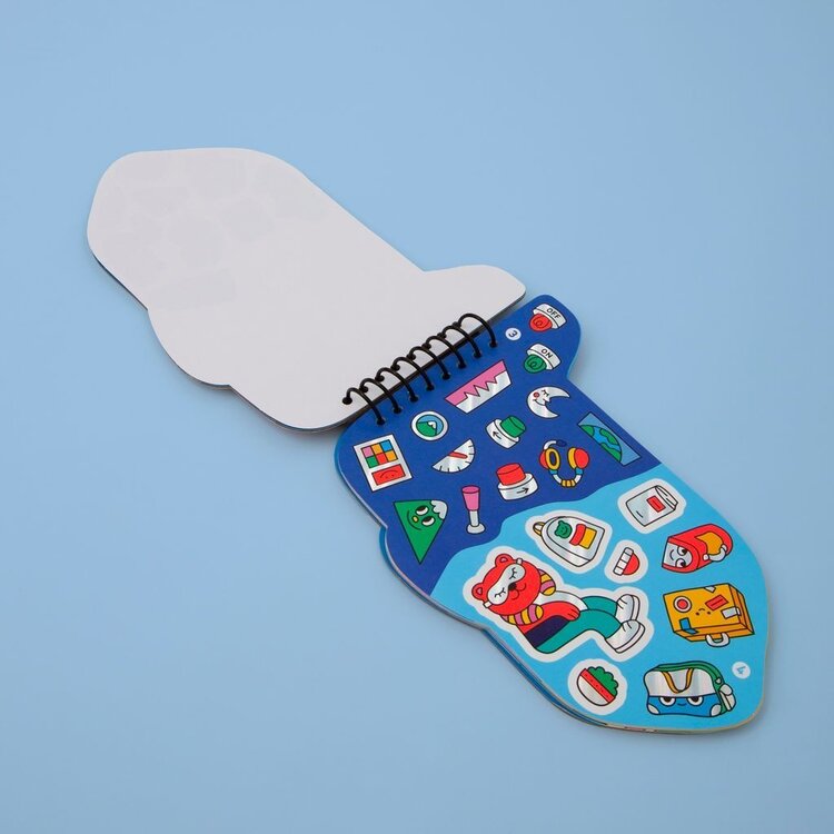 OMY Carnet d'autocollants - Avion