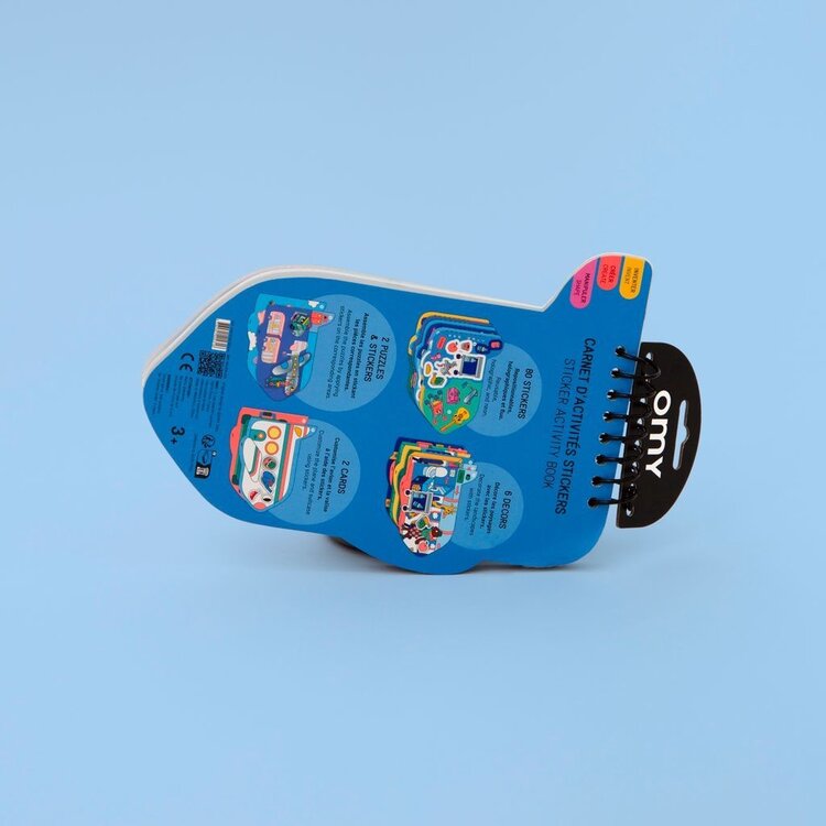 OMY Carnet d'autocollants - Avion