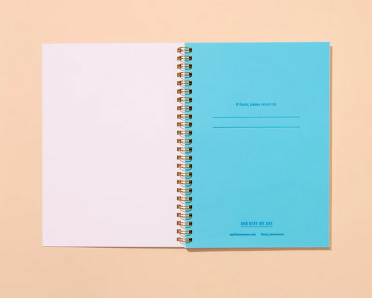 And Here We Are Carnet à spirale - Boucles