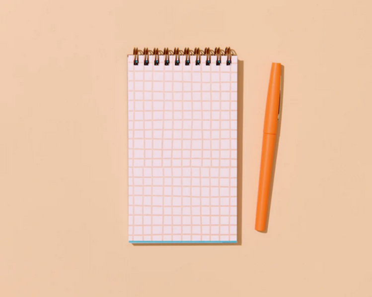 And Here We Are Carnet de poche à spirale - Carreaux