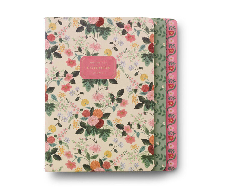 Rifle & co Trio de cahiers - Dahlia