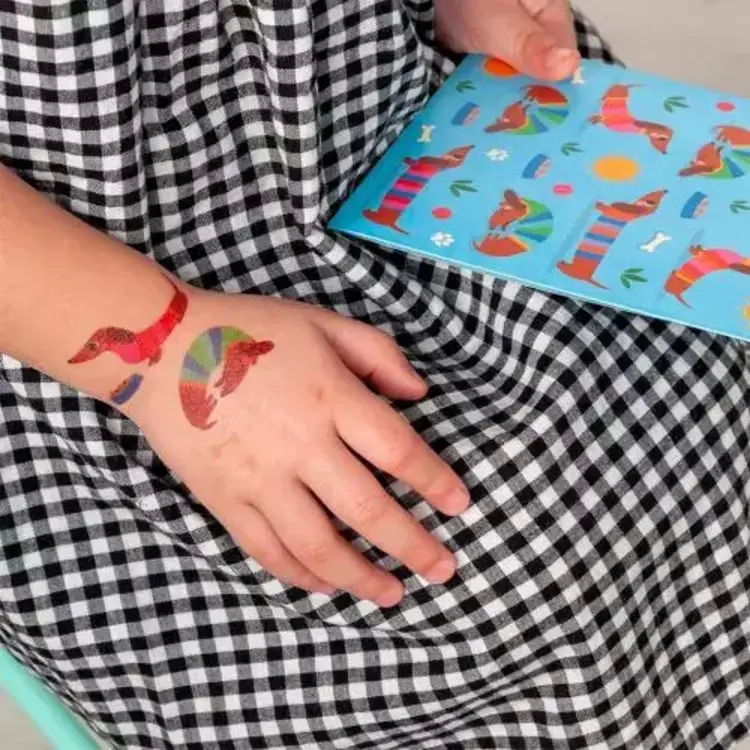 Rex London Tatouages temporaires - Chiens saucisse