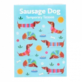 Rex London Tatouages temporaires - Chiens saucisse
