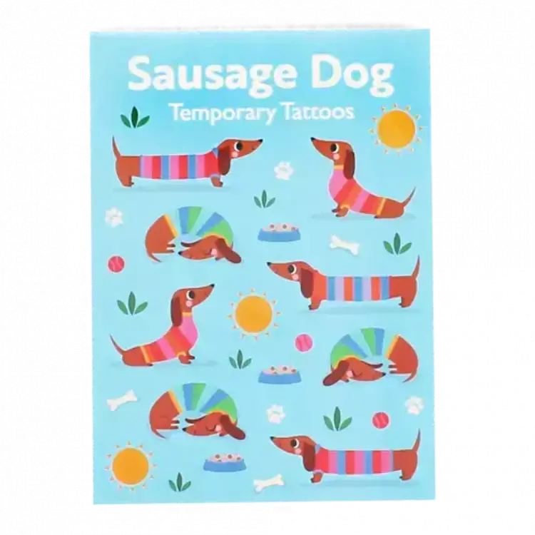 Rex London Tatouages temporaires - Chiens saucisse