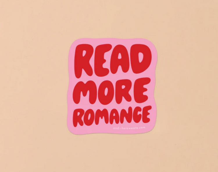 And Here We Are Autocollant  en vinyle - Read more romance