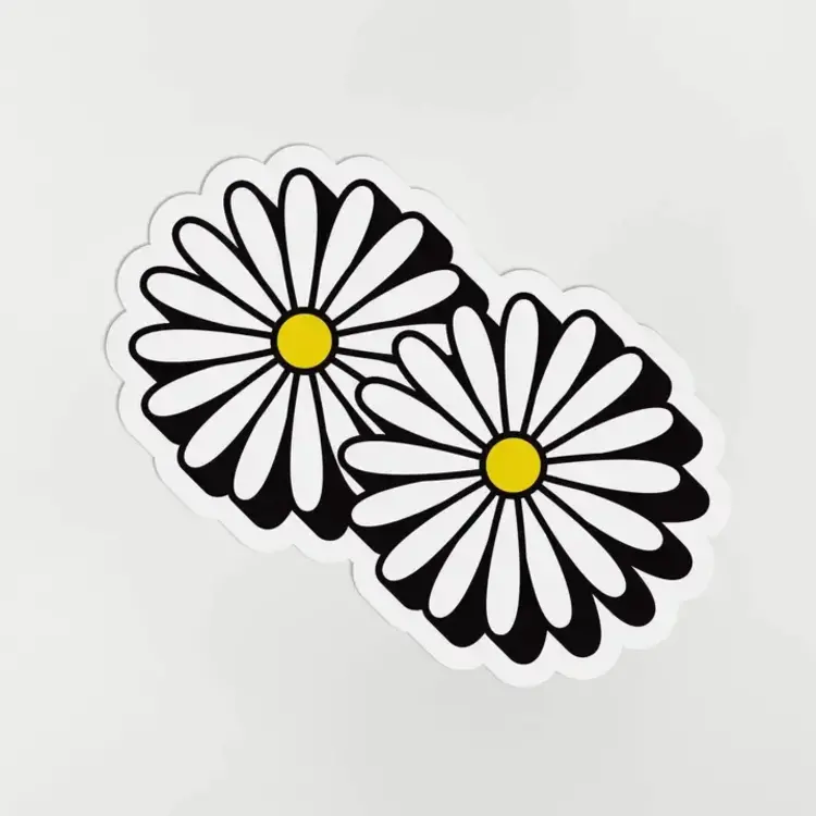 My Darlin Autocollant découpé - Double marguerite