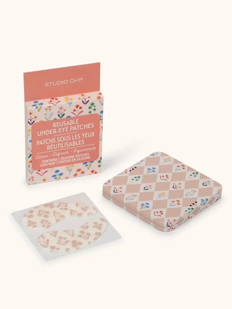 Studio Oh! Patchs réutilisables pour les yeux - Champ de fleurs