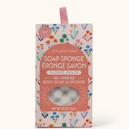 Studio Oh! Éponge savonneuse - Champ de fleurs