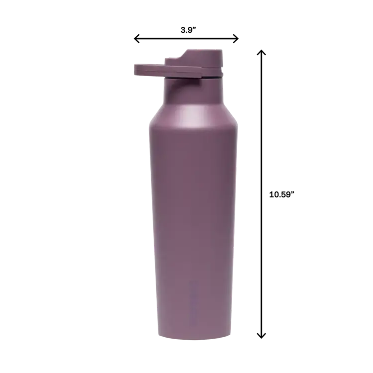Corkcicle Bouteille sport mauve - 600 ml