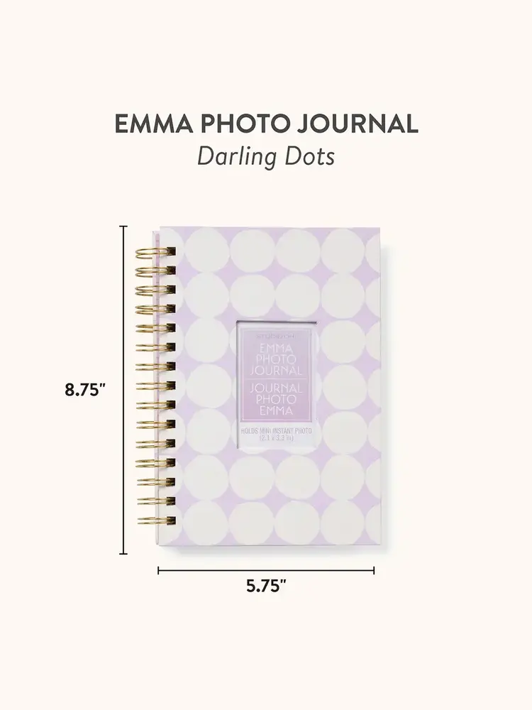 Studio Oh! Journal avec photo couverture - Darling
