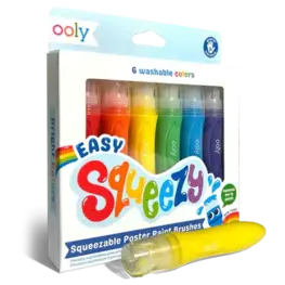 Ooly Pinceaux à peindre pour affiches - Lot de 6