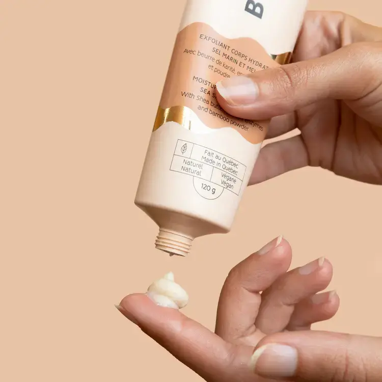 BKIND Exfoliant corporel hydratant - Sel marin et melon