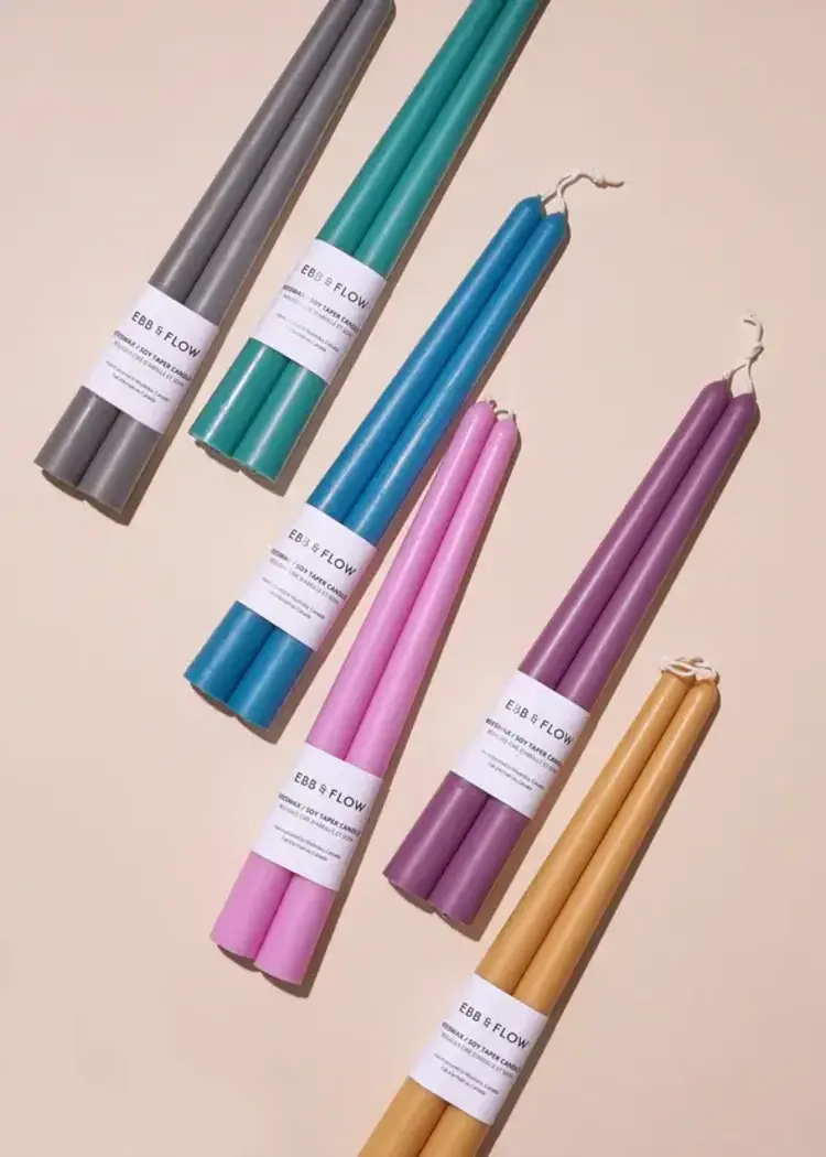 Ebb & Flow Chandelles à la cire d'abeille - Mûre