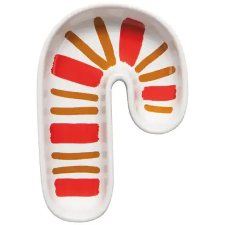 Danica Ensemble de 3 assiettes - Canne de Noël