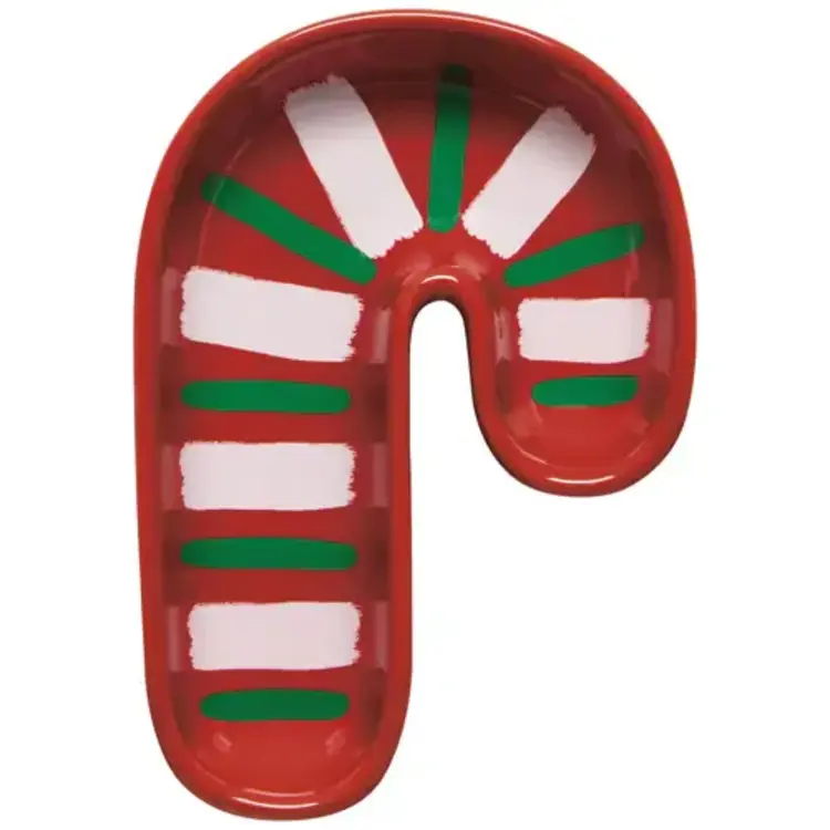 Danica Ensemble de 3 assiettes - Canne de Noël