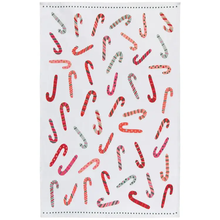 Danica Ensemble de linge à vaisselle et tasse - Cannes de Noël