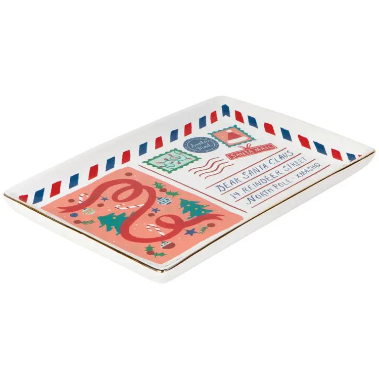 Danica Plat en forme de courrier du Père Noël