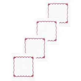 Danica Ensemble de serviettes à cocktail (4X) - Bowtique