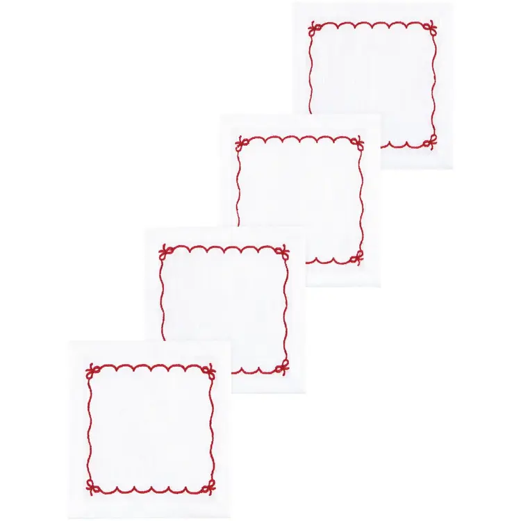 Danica Ensemble de serviettes à cocktail (4X) - Bowtique