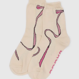 Baggu Chaussettes - Boucles roses