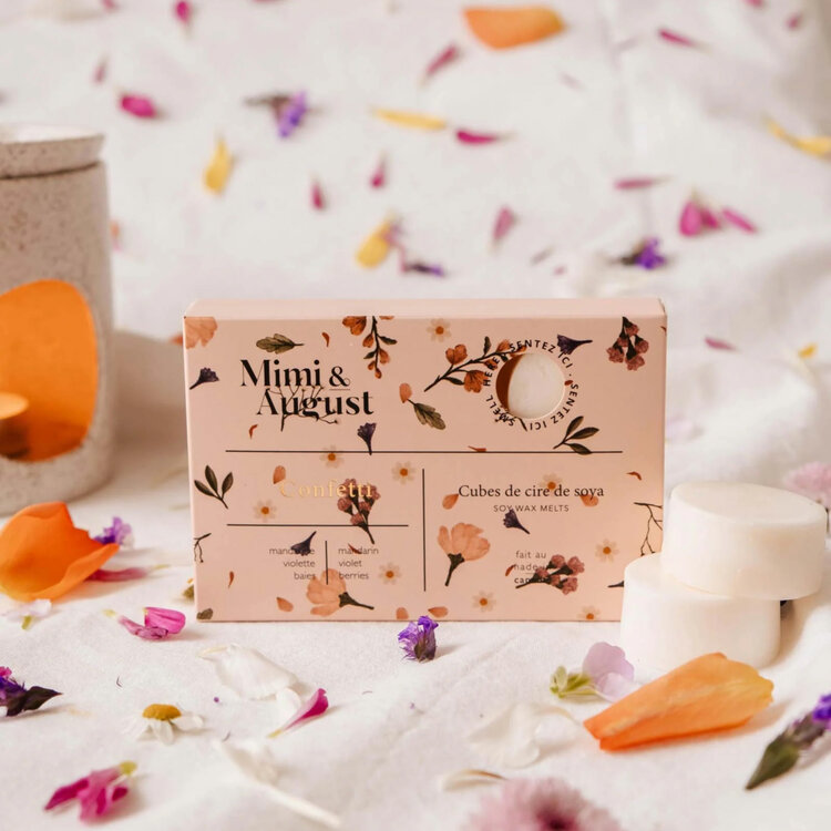 Mimi & August Cubes de cire de soya - Confetti