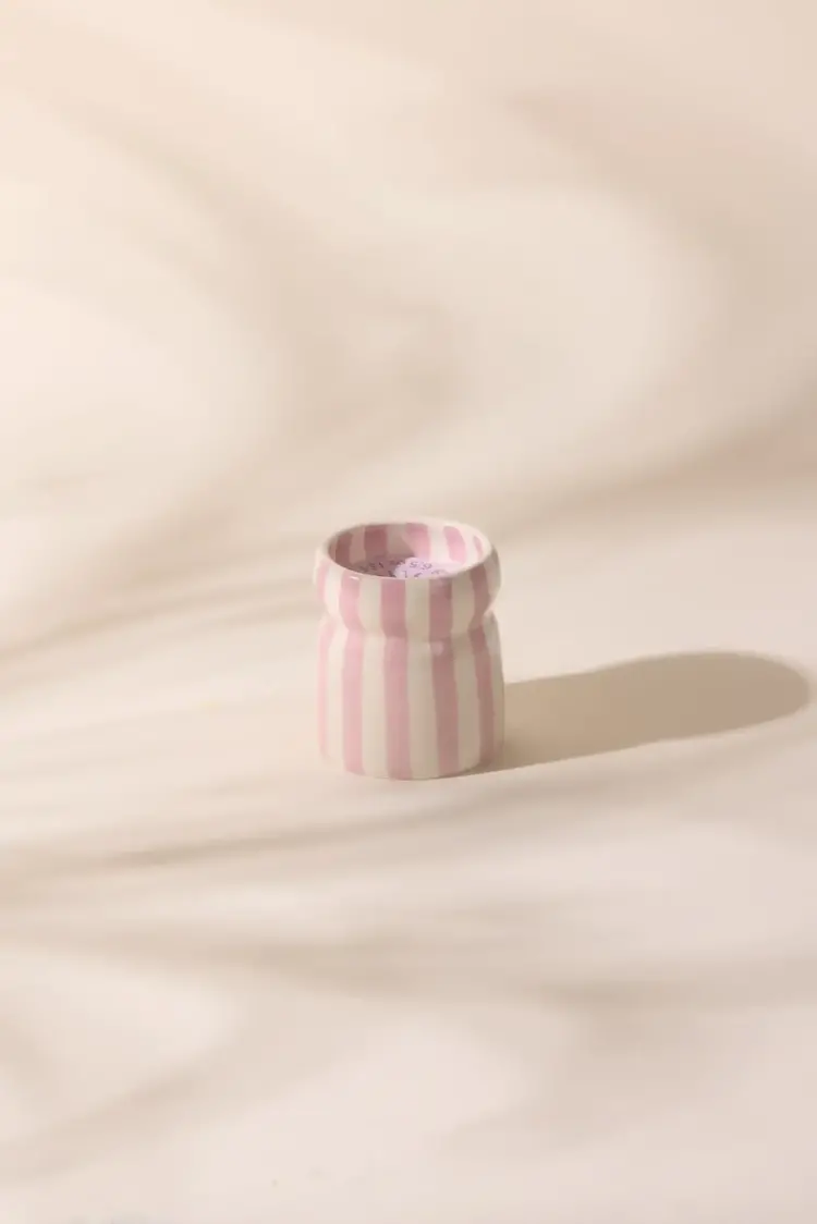 Paddywax Bougie 6.5 oz - Rayure lavande