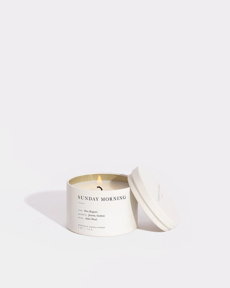 Brooklyn Candle Studio Chandelle de voyage -  Dimanche matin