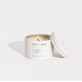 Brooklyn Candle Studio Chandelle de voyage -  Mousse et Fougère