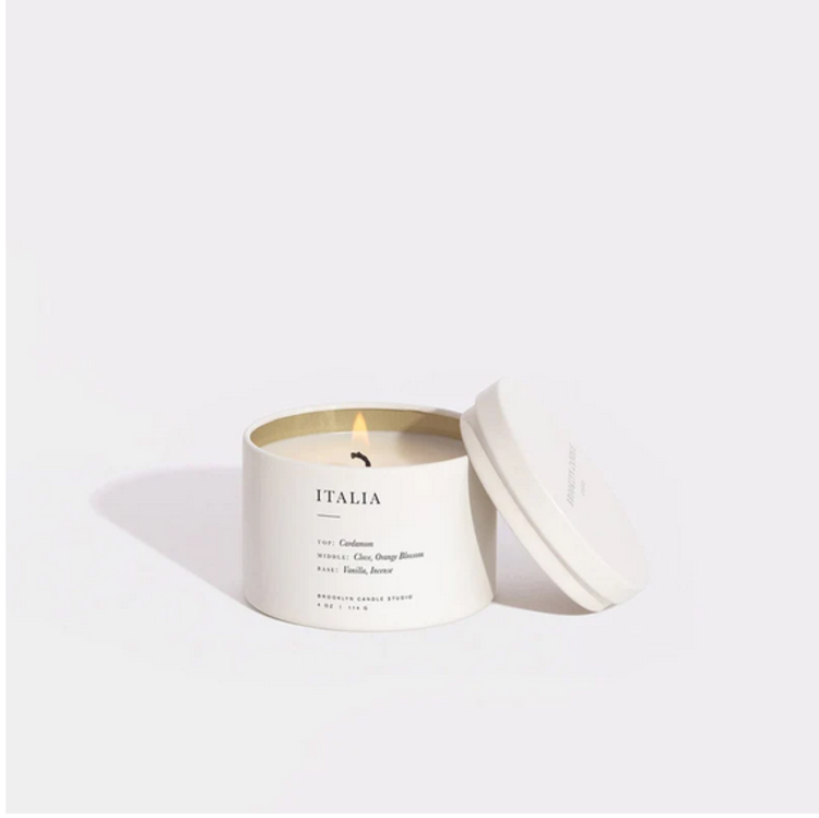 Brooklyn Candle Studio Chandelle de voyage - Italie