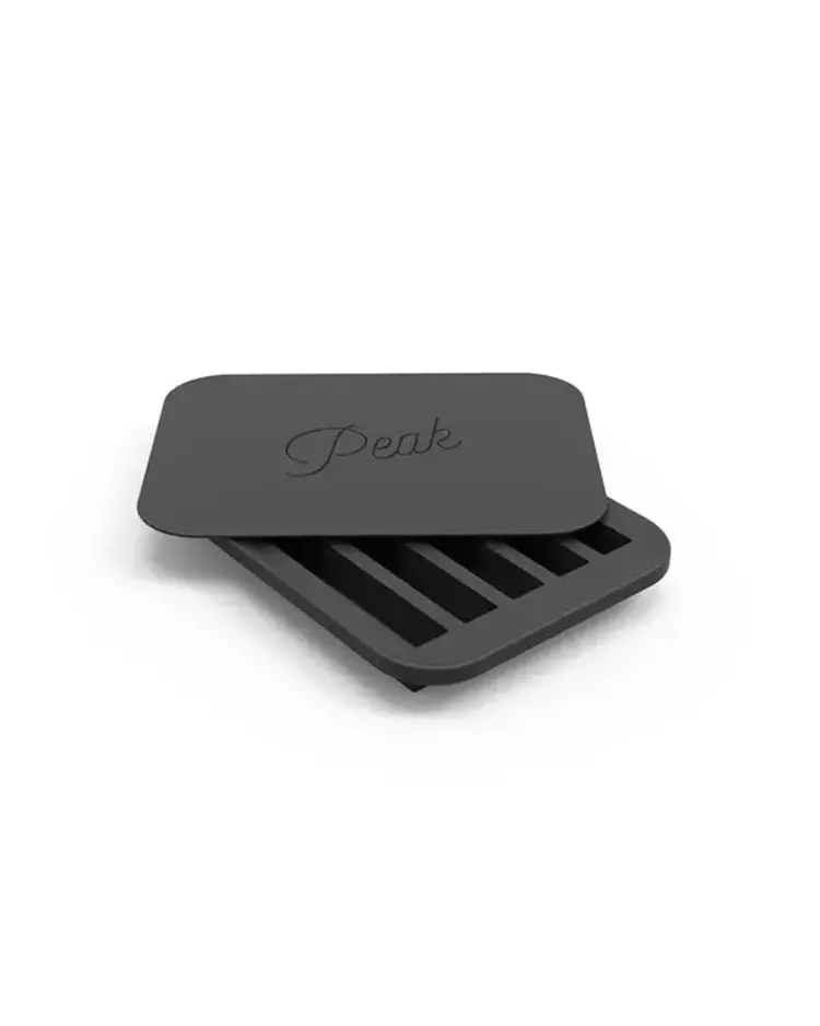 W&P Design Moule à glaçon - format bouteille  -  Charbon