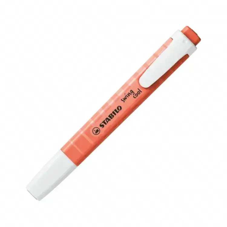 Stabilo Surligneur pastel -  Swing cool - Rouge corail