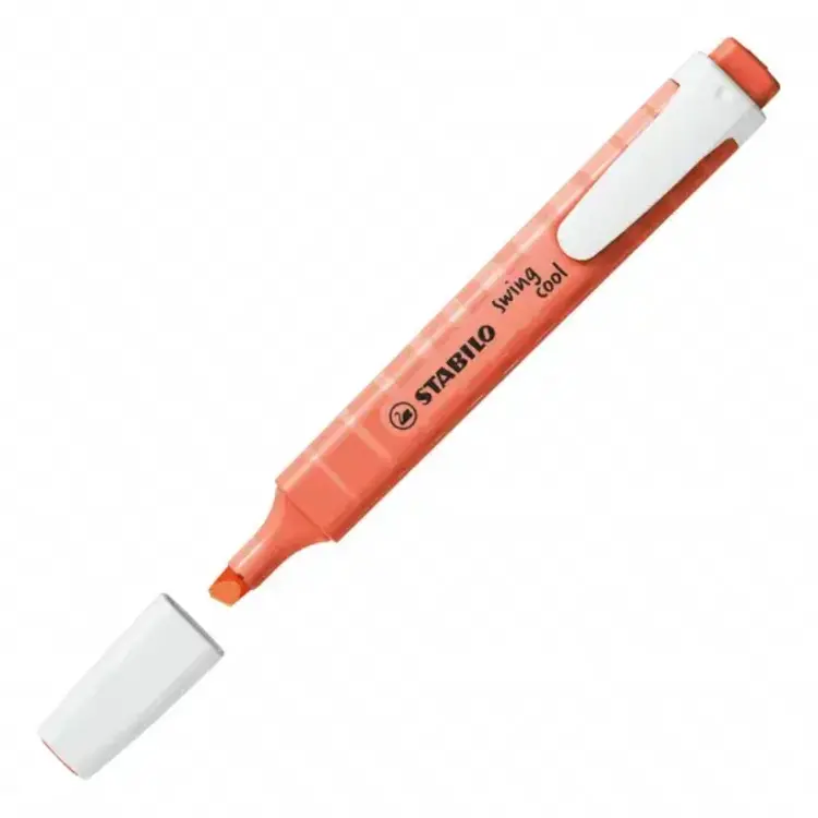 Stabilo Surligneur pastel -  Swing cool - Rouge corail