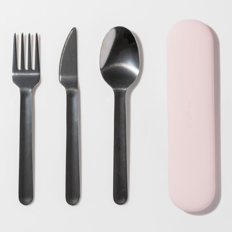 W&P Design Ensemble d'ustensiles Rose