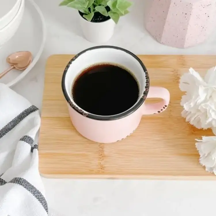 Abbott Tasse - Format cappuccino - Rose